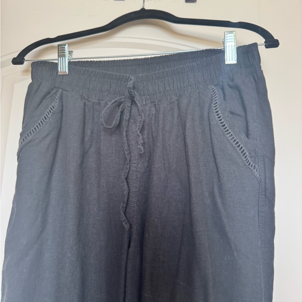 Briggs New York Black Elastic Waist Pants